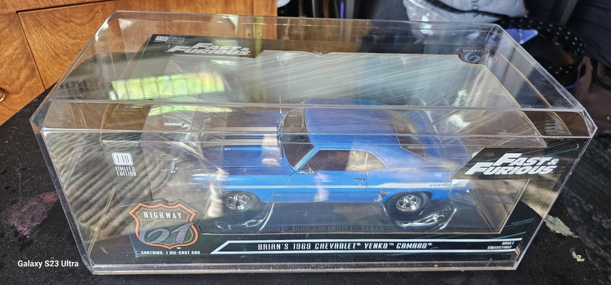 Highway 61 Fast & Furious Yenko Camaro 1969 1:18 Blue Diecast