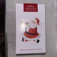 Hallmark Keepsake 2025 Santas Favorite Treats...