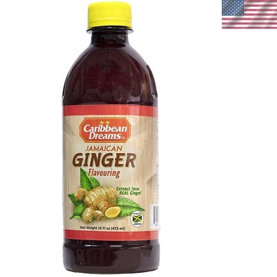 16 fl oz Jamaican Ginger Flavouring - Versatile for Drinks & Culinary Creations