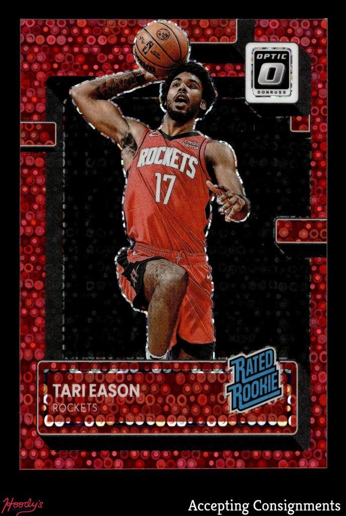 2022-23 Donruss Optic Fast Break Red #203 Tari Eason RC RATED ROOKIE 51/75