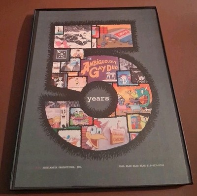 J.J. Sedelater Productions Animation Framed Print Ad 1996 8.5x11 