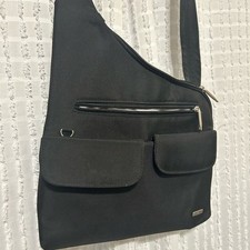 Travelon Anti-Theft Classic Sling Bag Black RFID Blocking Crossbody 42757