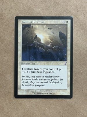 Intangible Virtue MTG - Time Spiral Remastered (Retro Frame)