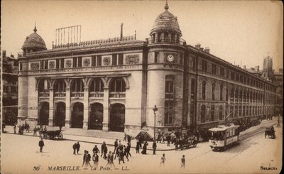 Marseille La Poste vintage postcard x509