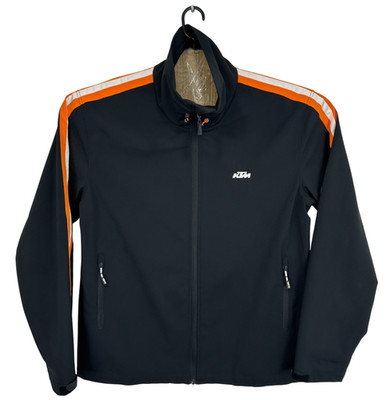 KTM Powerwear Jacke Herren XL schwarz leicht durchgehender Reißverschluss Tas...