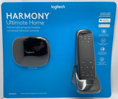 Logitech Harmony Ultimate Home Advanced Programmable Universal TV Remote Control