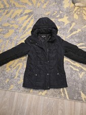 Damen Jacke von Cecilia Classics Gr. S Schwarz mit Kapuze Top Zustand