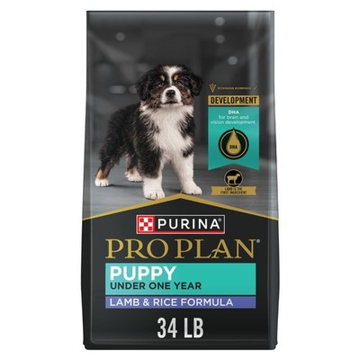 Purina Pro Plan High Protein DHA Lamb & Rice Formula Puppy Food, 34 lbs HOT SALE