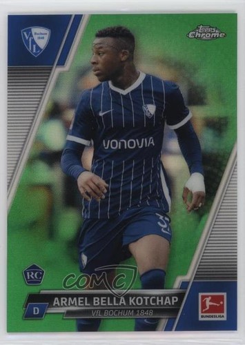 2021 Topps Chrome Bundesliga Green Refractor 87/99 Armel Bella-Kotchap #24 1g9t - Picture 1 of 3