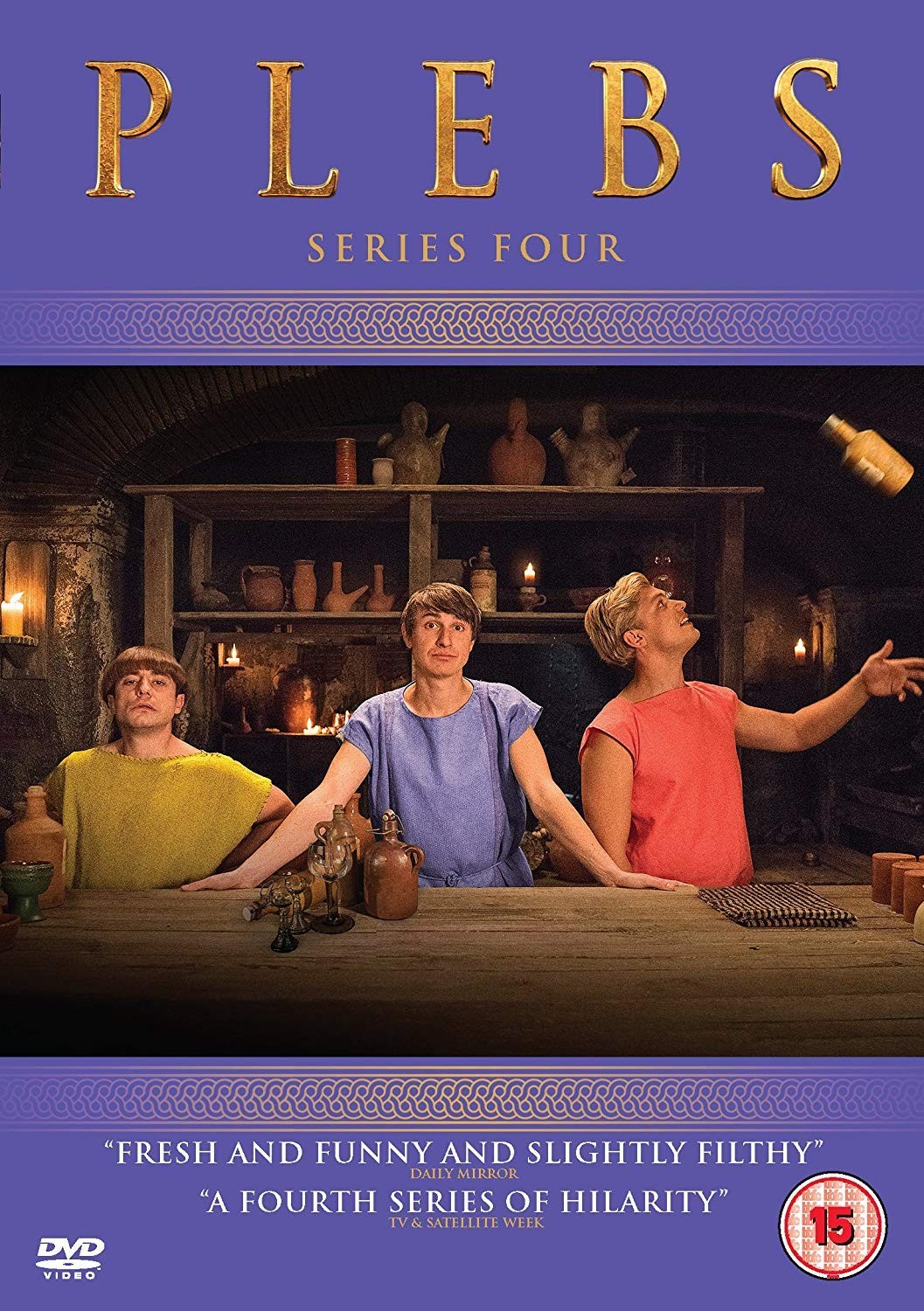 Plebs - Series 4 (DVD) Tom Rosenthal Ryan Sampson Jonathan Pointing Tom Basden