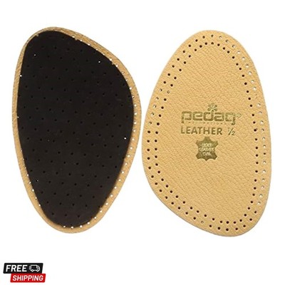 Half 1/2 Leather Inserts with Forefoot Latex Cushion,  Women 5/6  35/36