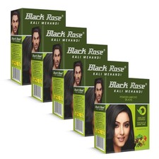 25x10g Black Rose Kali Mehandi Hair Dye Ammon...