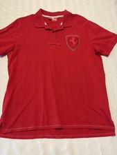 Puma Ferrari Scuderia Polo Shirt Formula 1 Men’s Size Large Red F1