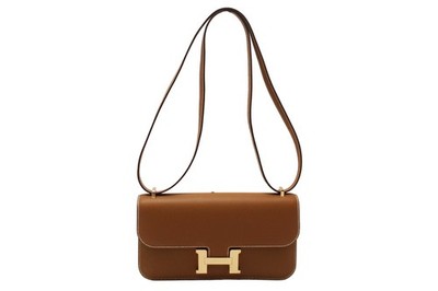 NEW NEW Hermes Gold Epsom Constance Elan Bag Brand AUTHENTIC