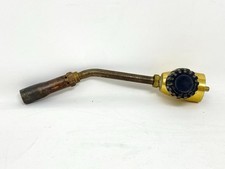 Vintage Tru-Test Brass Gas LP Propane Torch Made In USA Tru Test 386M UL