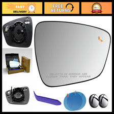 Heated Passenger Side Mirror Glass for 2020-2026 Ford Escape, Blind Spot Compati