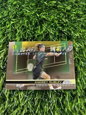 2024 Topps Chrome Tennis Andrey Rublev 1st Base Card Rookie Card #34