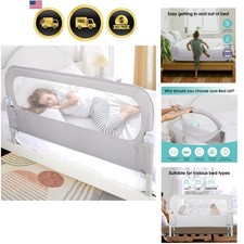 Baby Bed Rail Guard for Toddlers - 47" Toddler Bed Side Rails for Twin, Full,...