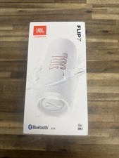 JBL Flip 7 White Portable Bluetooth Speaker - White