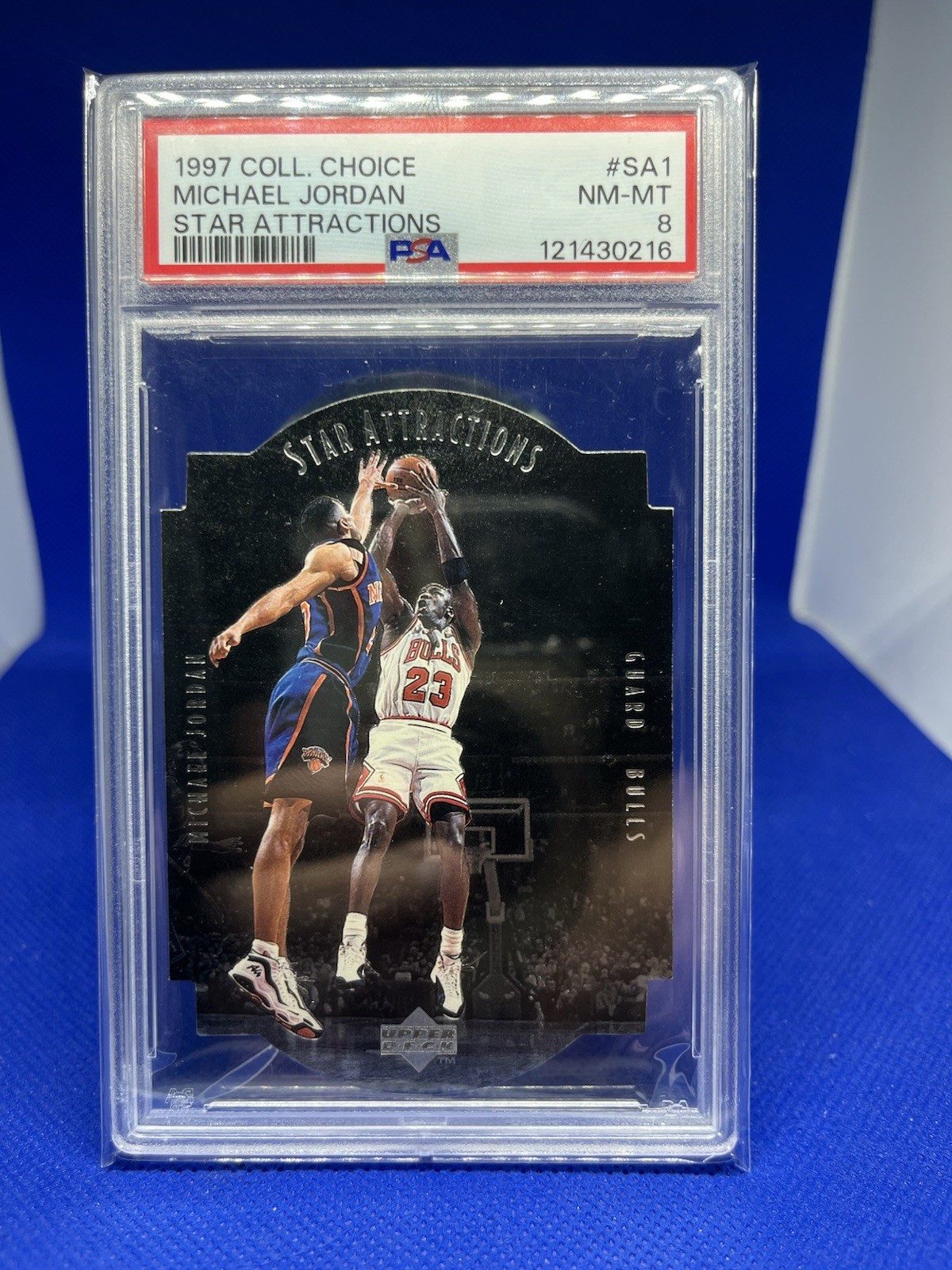 1997-98 UD Collector's Choice - Star Attractions Michael Jordan #SA1 PSA 8
