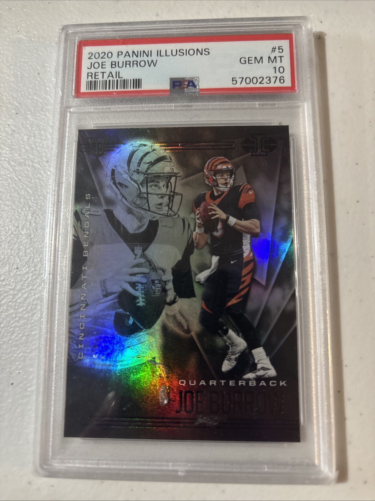 2020 Panini Illusions - Joe Burrow #5 Retail (RC) PSA 10 GEM MT