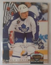 Ken Baumgartner - 1992-93 Topps Stadium Club NHL Leafs #103 - Great Condition !