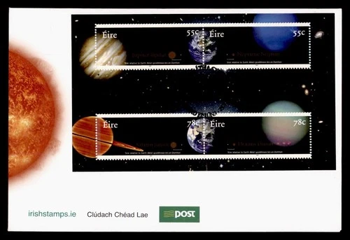 DR WHO 2007 IRELAND FDC SPACE PLANET S/S M77317