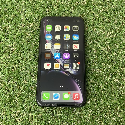 Apple iPhone XR - 64GB - BESCHREIBUNG LESEN 85% BH *Display gesprungen* (A174)