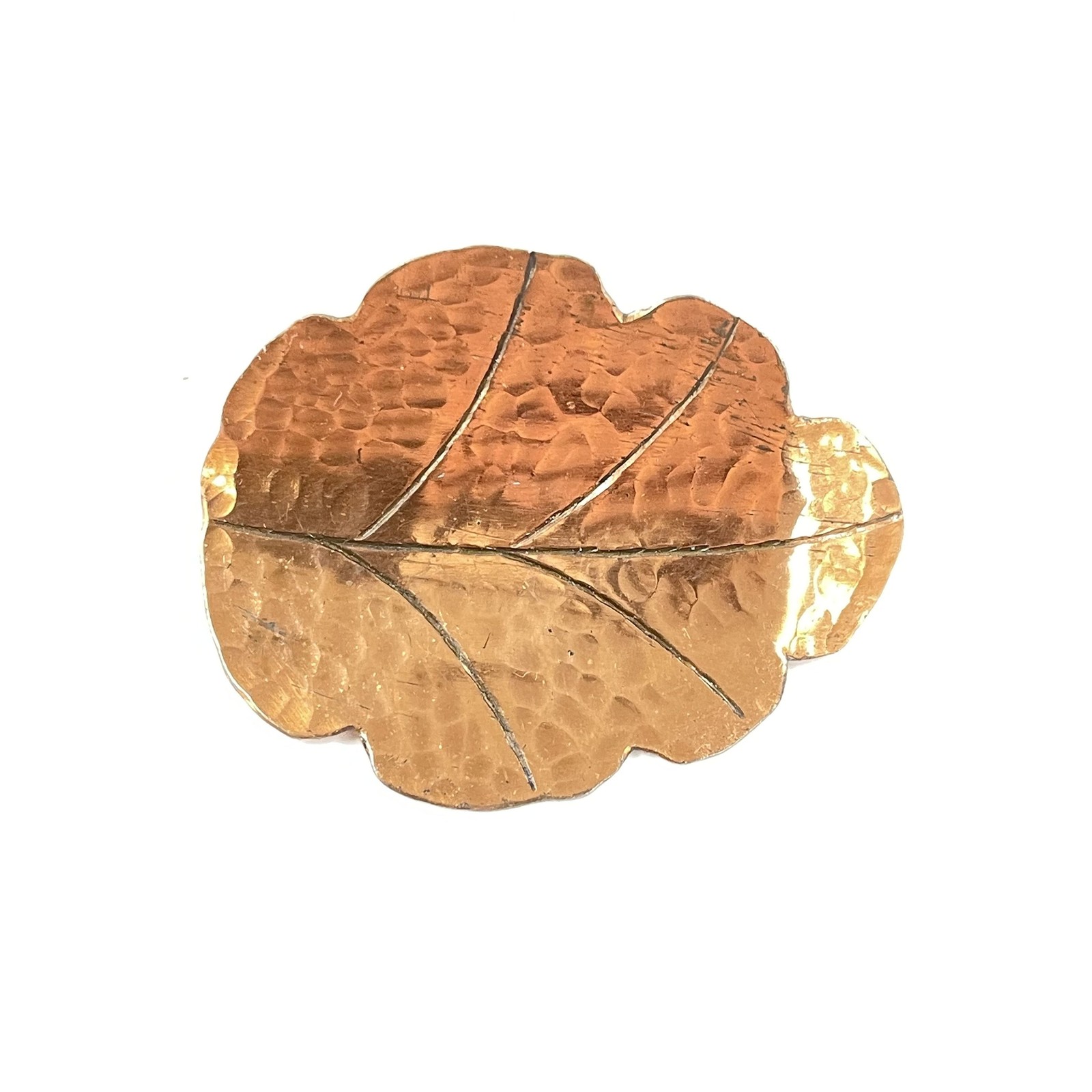 Hand Worked Irish Made Solid Copper Hammer-Textur… - image 1