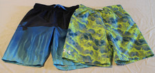 Boys Under Armour Swim Trunks Shorts Lot Of 2 Size YMD