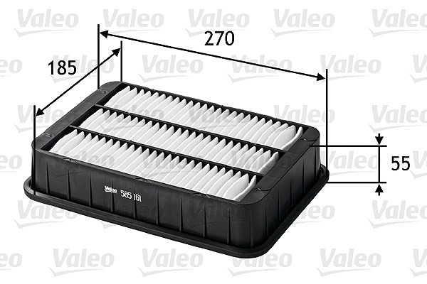 Valeo Luftfilter U.A. FüR CitroËN, Mitsubishi, Peugeot-image