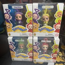 Teletubbies Cheebee 4 Figure Set Tinky Winky Dipsy Laa-Laa Po