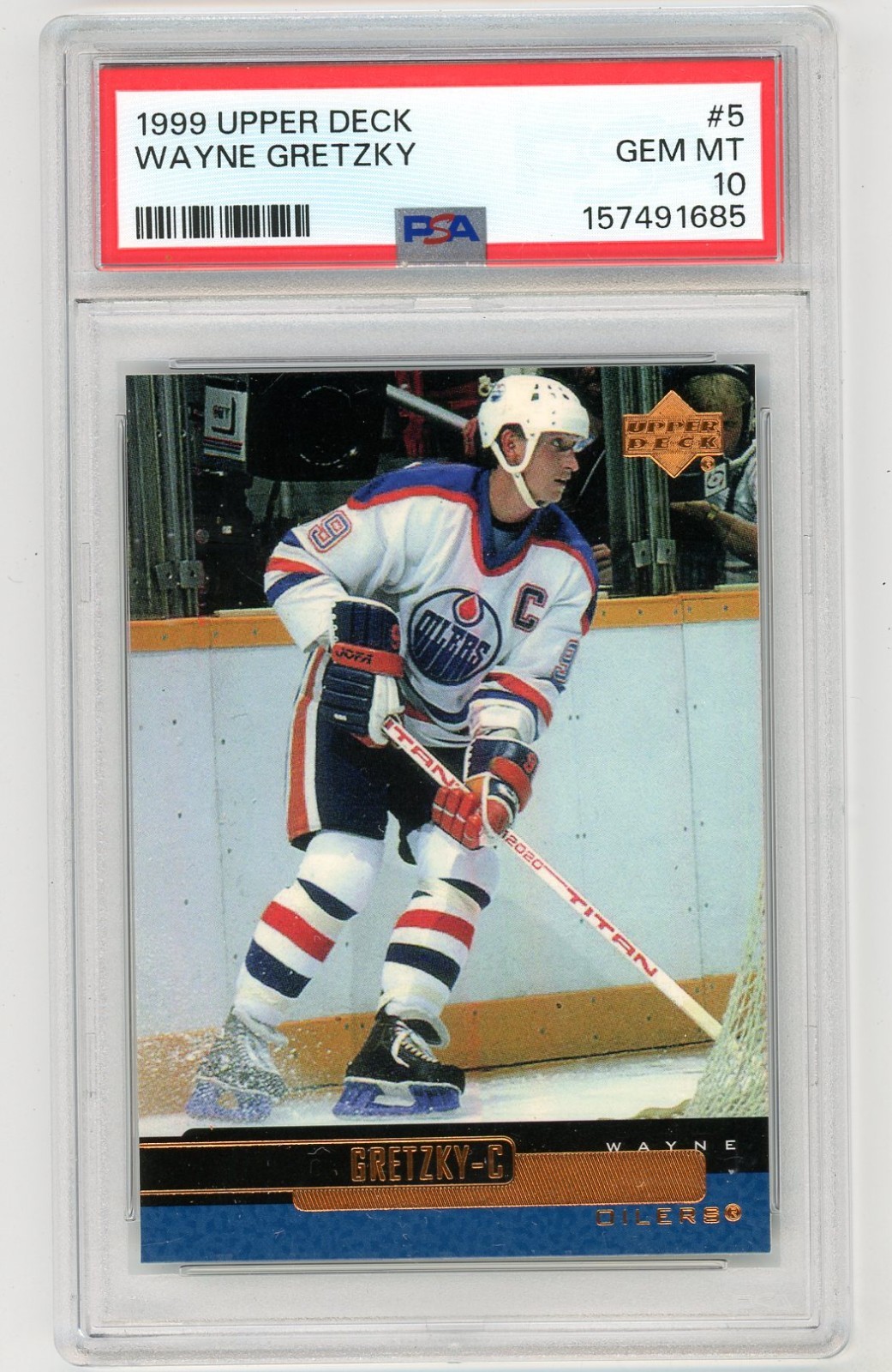 1999 Upper Deck #5 Wayne Gretzky PSA 10 GEM (MV)
