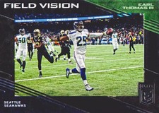 2017 Elite Football Trading Card Field Vision #5 Earl Thomas III /299 