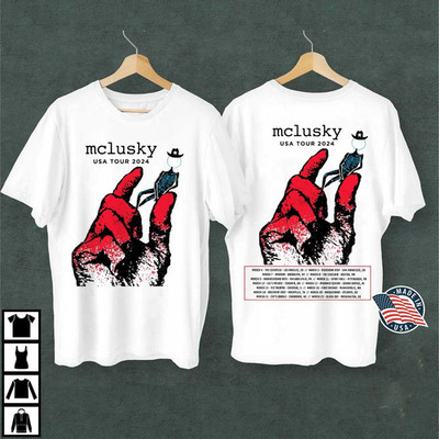 Mclusky USA Tour 2024 Tour Gift For Fan Full Size S to 5XL T-shirt TU105