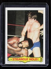 Rowdy Roddy Piper 1985 Topps WWF Pro Wrestling Stars #40 Strangle Hold! Rookie