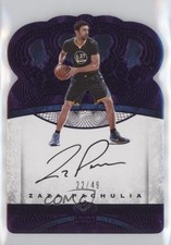 2016-17 Panini Preferred Crown Royale Purple 22/49 Zaza Pachulia #165 Auto 4k8