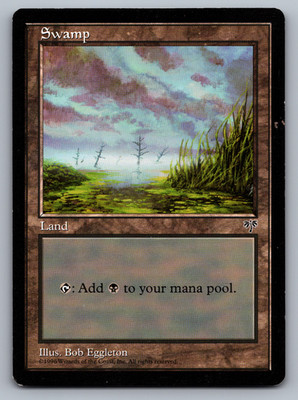 Swamp - Tall Grass - Land MP - Mirage  1996 -   MTG