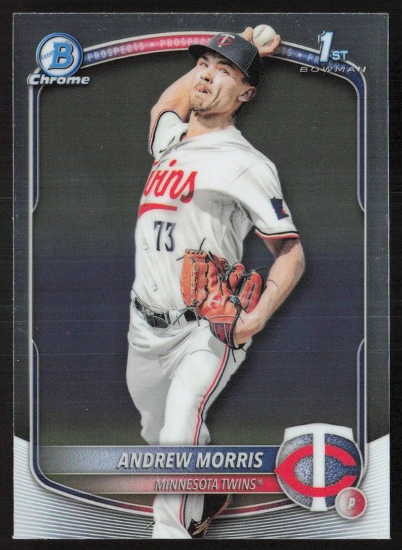 2025 Bowman Chrome Prospects Andrew Morris #BCP-90 GS1