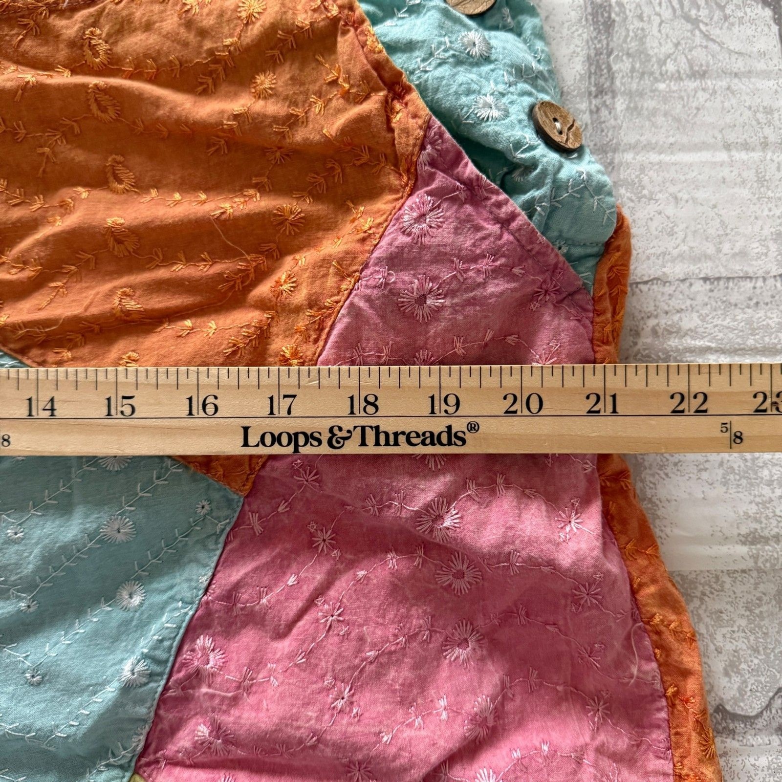 Sacred Threads Colorblock Patchwork Embroidered B… - image 8