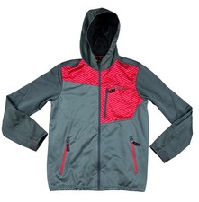Klim Hooded Soft Shell Jacket Mens Large Gray...