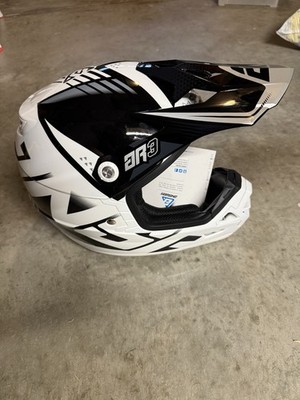 Answer Racing AR3 Helmet - XXL - White / Black