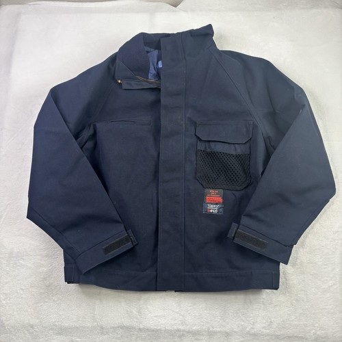 Actionwest FR Vapro IFCO Nomex Blue Full Zip Long Sleeve Jacket Men's XL