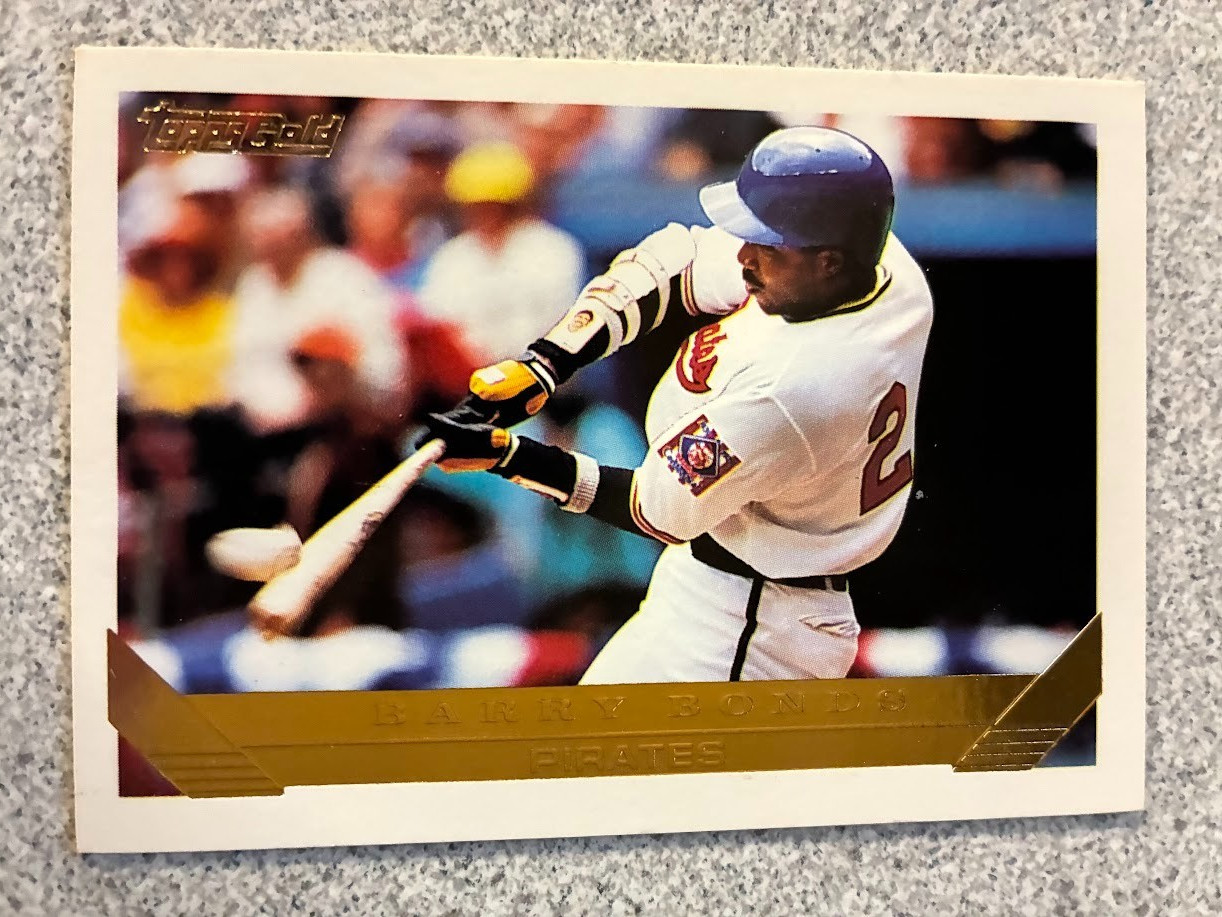 1993 Topps Gold Baseball #2 Barry Bonds