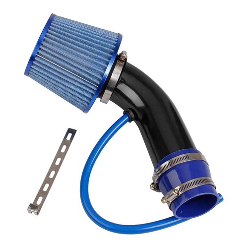 Cold Air Intake Filter Induction Kit 3" Aluminum Pipe Power Flow Hose System