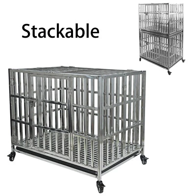 Stainless Steel Cage In Dog Cages & Crates for sale - eBay