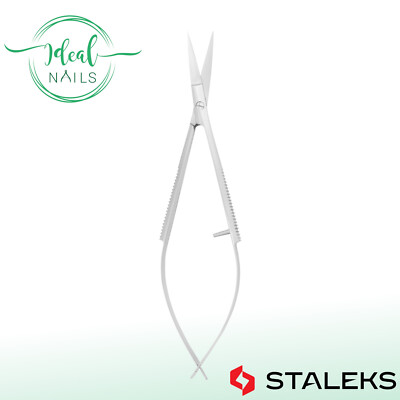 Mikroschere mit Pinzettengriff STALEKS EXPERT SE-90, Klinge gerade oder gebogen
