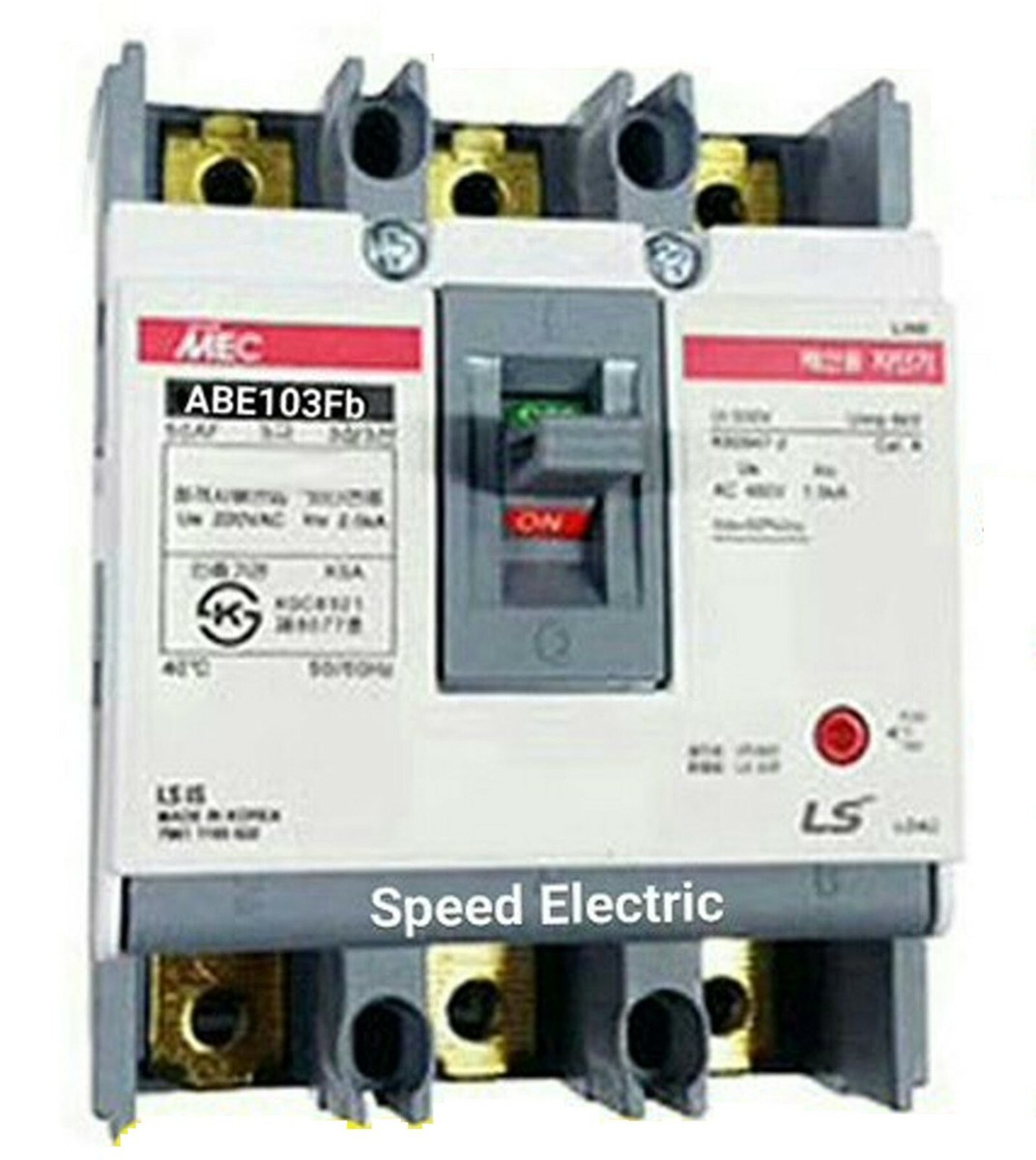 Interruttore automatico scatolato 30A 40A 50A 3p 3 poli 50Hz AC 600V MCCB Meta-MEC ABS-53b(30A
