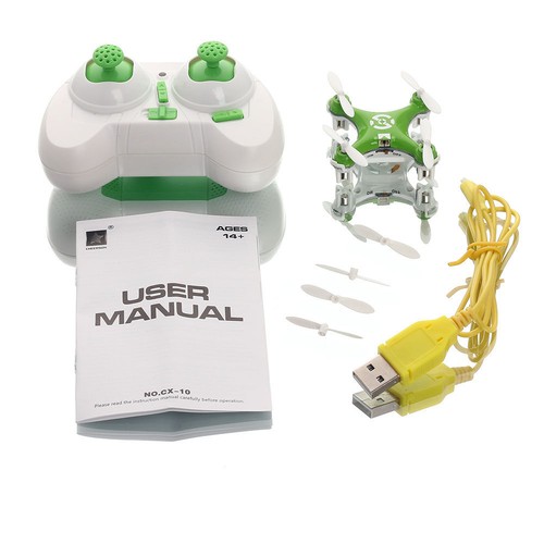 Cheerson CX-10 Mini 2.4G 4CH 6 Ejes RC Cuadricóptero Helicóptero Luz LED RTF Drone - Imagen 5 de 27