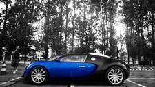 Cars bugatti veyron vehicles wheels Desk Mat Stitched